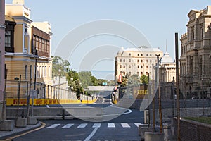 Baku - Azerbaijan: 31 May 2021. Streets of Baku during Formula 1 Azerbaijan Grand Prix 2021