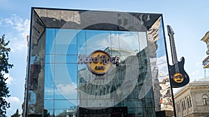 Hard Rock cafe in Baku, located downtown Baku Azerbaijan
