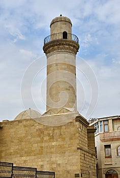 Baku, Azerbaijan, Beyler Beylyar, Beglyar minaret of mosque of 1894-1895 years of construction, Ilyas Efendiyev street, 47 photo