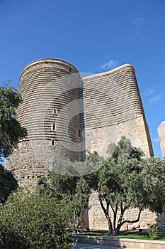Baku. Azerbaijan. Shirvanshahs tomb in the old town photo