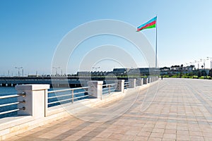 Baku bay embankment