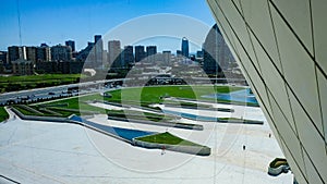 Baku Heydar Aliyev Centre Zaha Hadid in Azerbejdzan in the summer