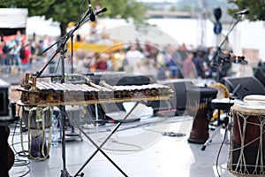 Balafon, a percussion musical instrument