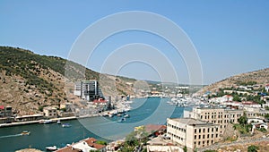 Balaklava Harbor. Crimea