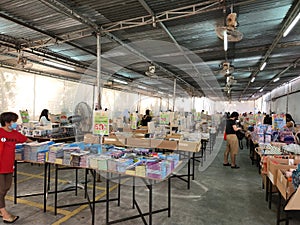 Balakong, Malaysia - May 30, 2022 : MPH warehouse clearance sale.