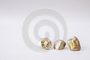 Balance the concept of placing different gold stones together on
