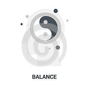 Balance icon concept