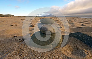 Balance Rocks on the Beach