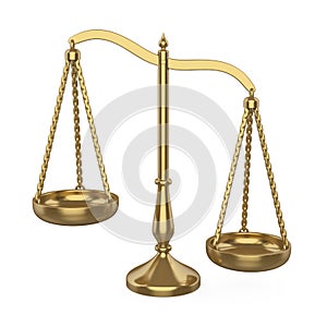 Balance Scale Isolated