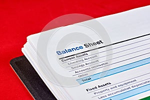 Balance sheet