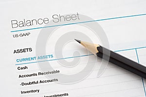 Balance sheet