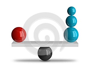 Balance with spheres