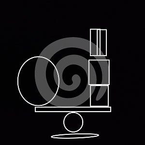 balanced logo,bacground dan objek