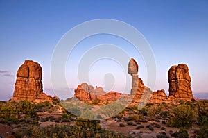Balanced rock, Arches National park, Utah