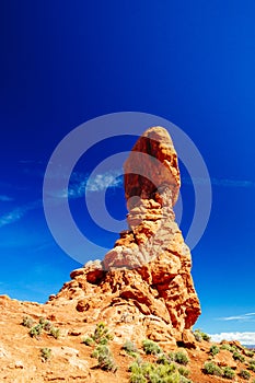 Balanced Rock, Arches National Park, Utah, USA