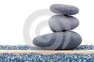 Balanced rocks or zen stones photo