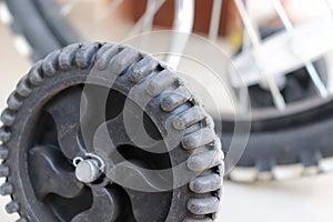 Balancer wheel attached to a bicycle