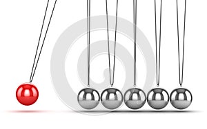 Balancing Balls Newtons Cradle