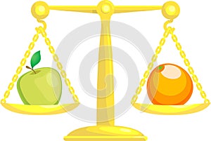 Balancing Or Comparing Apples