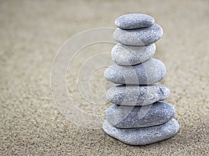 Balancing pebbles
