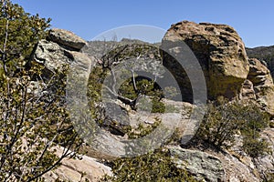 Balancing Rock in the Chiricahua National Monument