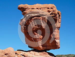 The Balancing Rock of Garden of the Gods