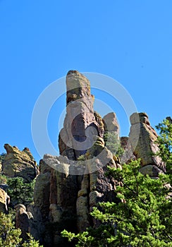 Balancing Rocks and Hoodoos of the Chiricahua mountains of the Chiricahua Apaches