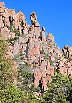 Balancing Rocks and Hoodoos of the Chiricahua mountains of the Chiricahua Apaches