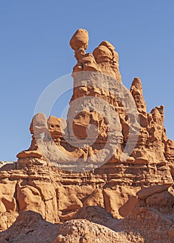 Balancing Rocks on a Siltstone Pinnacle
