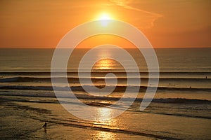 Balangan beach. Sunset