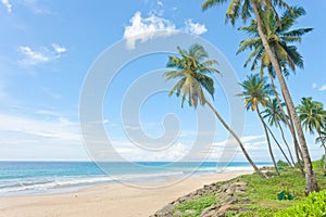 Balapitiya Beach, Sri Lanka - Calming down at the deserted beach photo