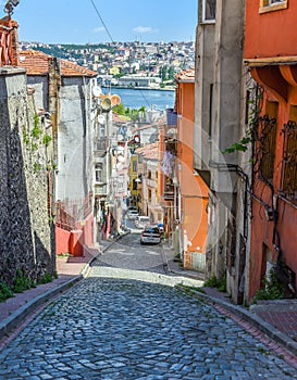 Balat district in Istanbul, Turkey