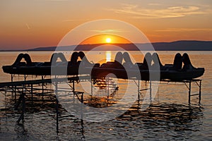 Balaton sunset