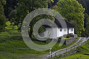 Balaze-Kaliste, Banska Bystrica, Slovakia: National Cultural Monument. One of the two original houses of the burned