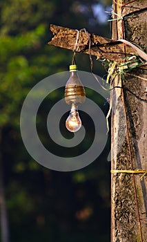 Balb on street post.