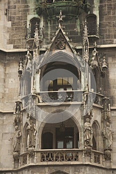 Balcon of city hall in Munich