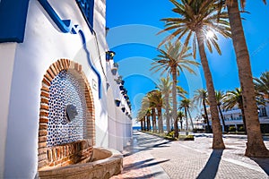 Balcon de Europa and waterfront of Nerja view photo