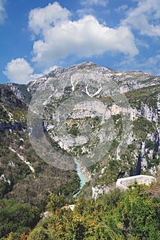 Balcon de la Mescla,Verdon Gorge,Provence,France photo