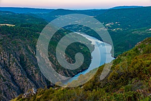 Balcones de Madrid viewpoint over river Sil in Spain