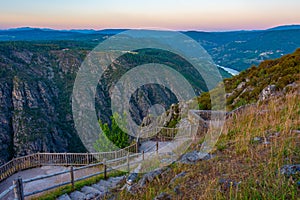 Balcones de Madrid viewpoint over river Sil in Spain