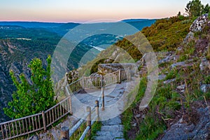 Balcones de Madrid viewpoint over river Sil in Spain