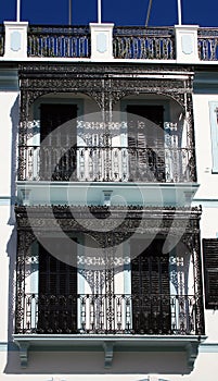 Balconies decorative railings