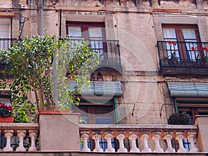 Balconies, La Rambla, Barcelona