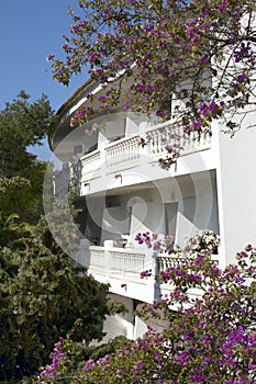 Balconies at Mediterranean Residential building