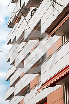 Balconies at a multiple dwelling