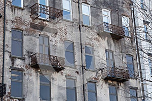 Balconies on Old Building