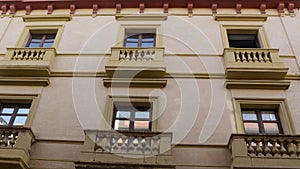 Balconies on Sevilian house