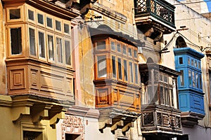 Balconies of Valetta, Malta