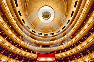 Balconies of Vienna Opera House photo