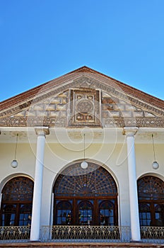 Balcony of The Amir Nezam House or The Qajar Museum of Tabriz